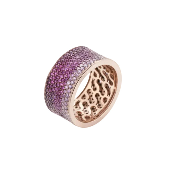 Dream Band Ring with Multicolor Stones