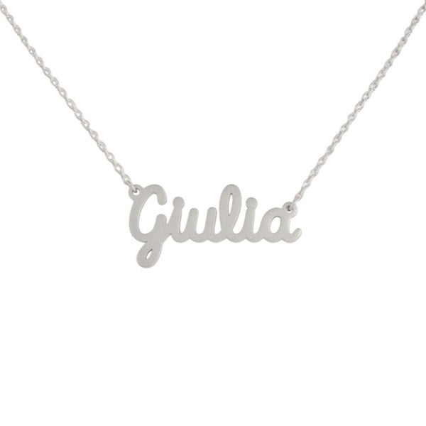 Collana Nome Personalizzata in Acciaio NOME