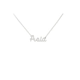 Collana Nome Asia In Acciaio 316