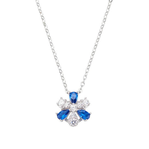 Collana Stardust con Pendente Margherita Blu e Bianca NMABBLBZ3