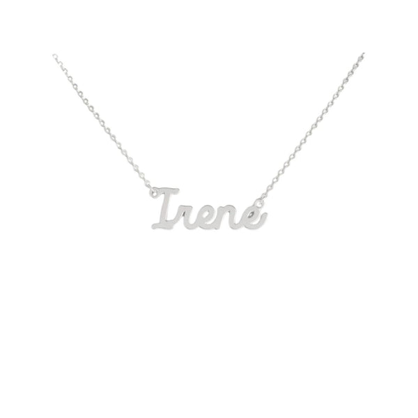 Collana Nome Irene In Acciaio 316 -