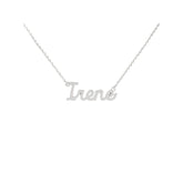 Collana Nome Irene In Acciaio 316
