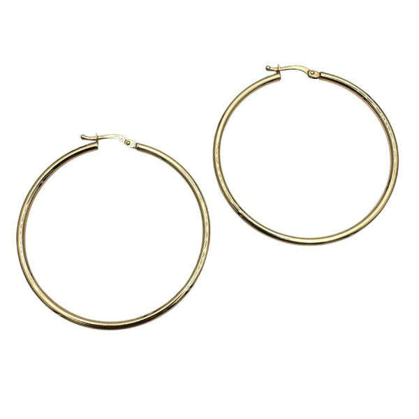 Pendientes de aro de oro amarillo de 18 quilates