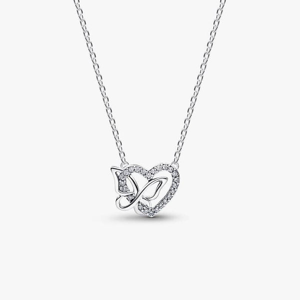 Collana Pandora Cuore E Farfalla 394477C01-45