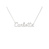 Collana Nome Carlotta In Acciaio 316