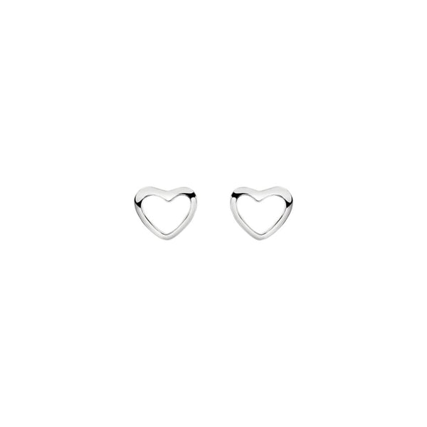 Orecchini Stroili Lobo Cuore Bon Ton Oro Bianco 9 KT 1401695