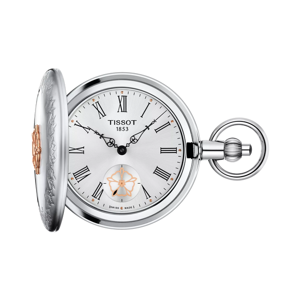 Orologio Tissot Double Savonnette Mechanical Orologio da tasca T8654059903800
