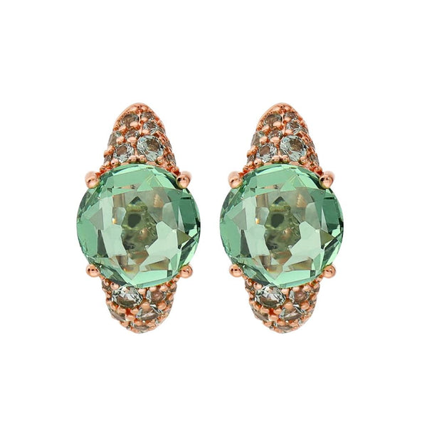 Orecchini a Cerchio con Pavé Misto e Prisma Gem WSBZ02610.DE