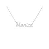 Collana Nome Monica In Acciaio 316