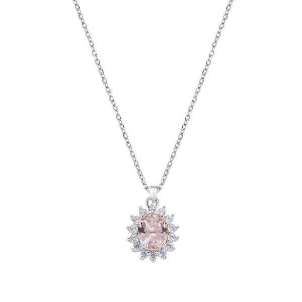 Collana Amen Royal Lady Zircone con Morganite CLLDGBBMO