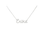 Collana Nome Erika In Acciaio 316