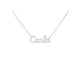 Collana Nome Carla In Acciaio 316