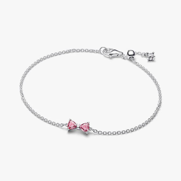 Bracciale Pandora Fiocco Luminoso Rosa 594234C01