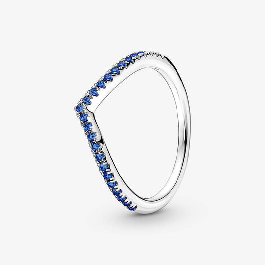 Anillo Pandora Deseo Azul Brillante