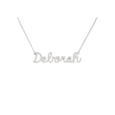 Collana Nome Deborah In Acciaio 316