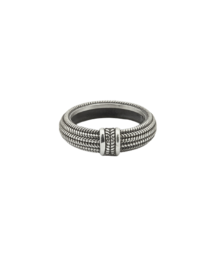 Anello Nove25 Fede Magna Grecia in Argento