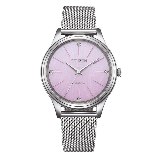 Orologio Citizen Donna OF Eco Drive Lady Rosa EM1220-82X