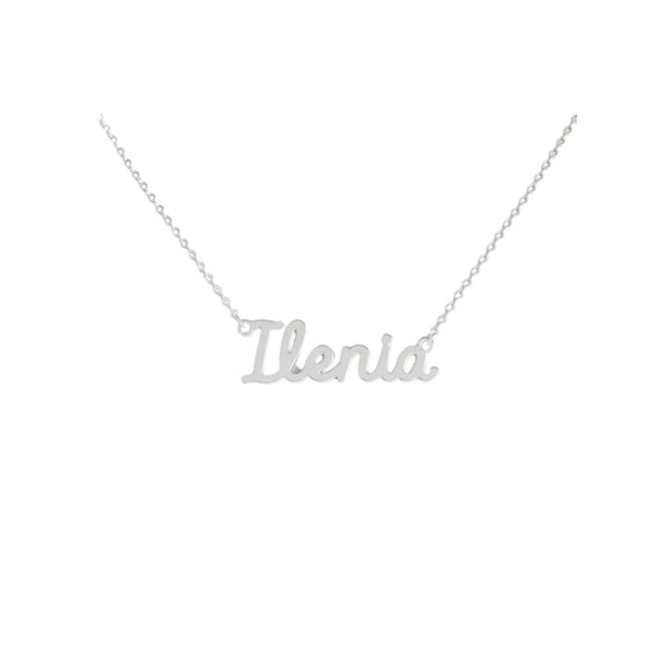 Collana Nome Ilenia In Acciaio 316 -