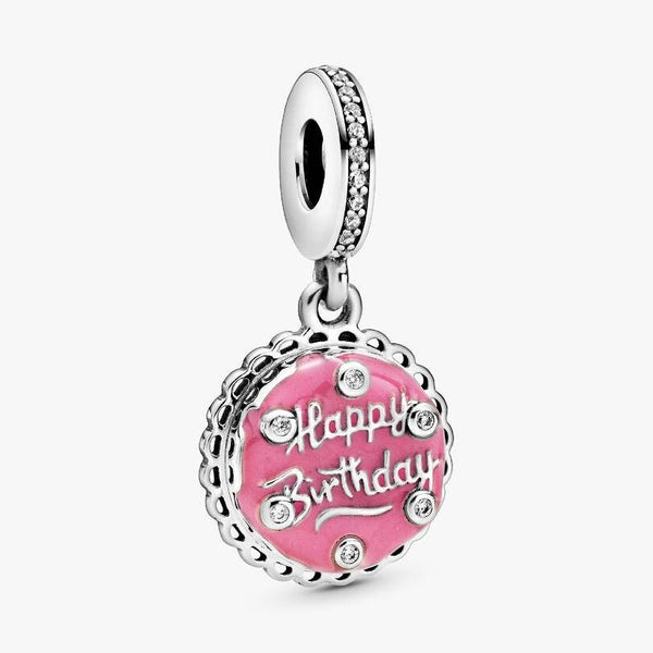 Charm Pandora Pendente Torta Di Compleanno Rosa 798888C01