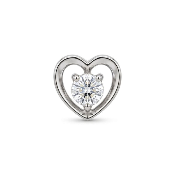 Charm Elements Cuore incanto con diamante ECF13857.001