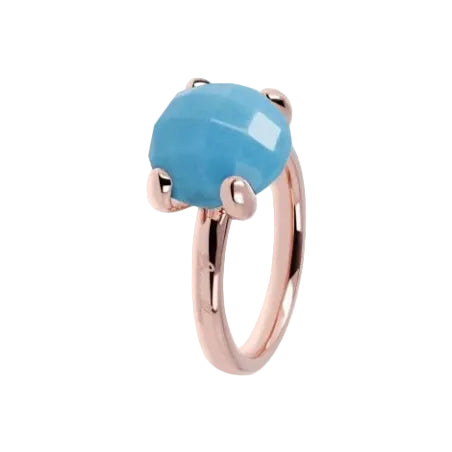 Anello Bronzallure In Golden Rosè Con Turchese WSBZ00013T-54