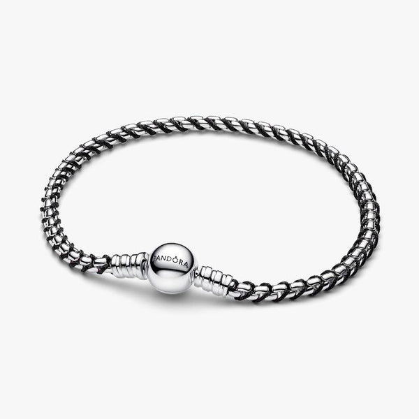 Bracciale Pandora Intreccio Tessuto Nero 593816C02