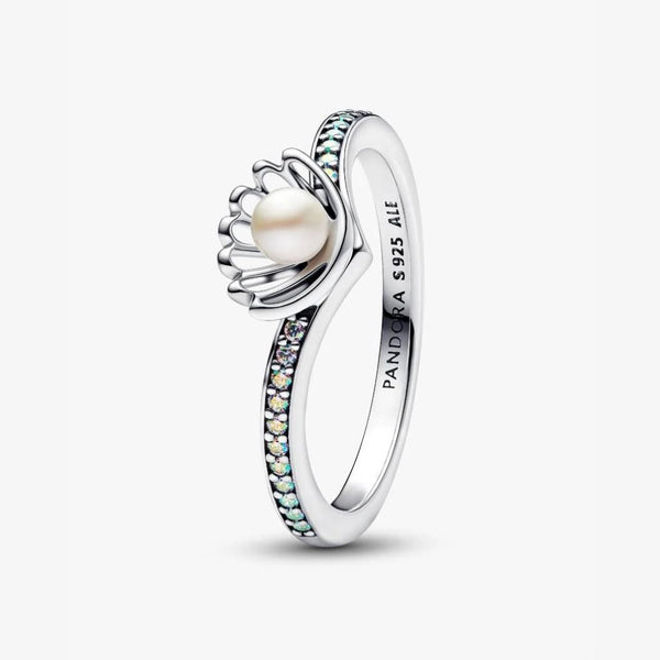 Anello Pandora Disney, Ariel Con Perla d'Acqua Dolce Coltivata 193654C01