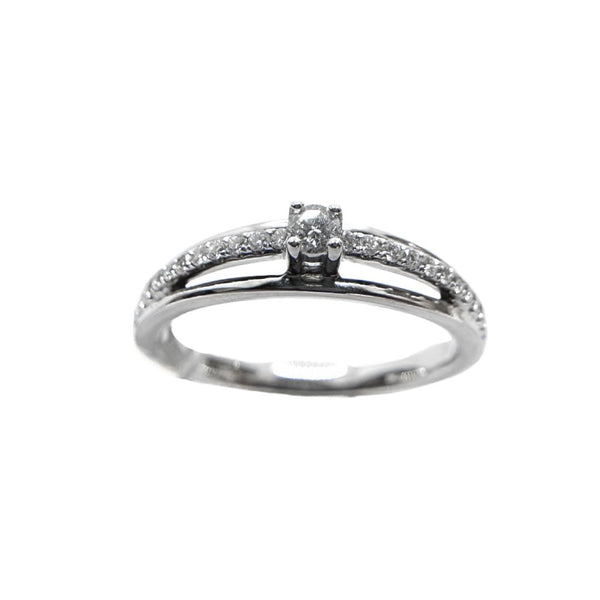 Anello Giorgio Visconti in Oro Bianco e Diamanti