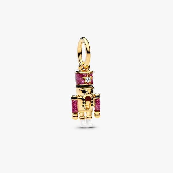 Charm Pandora Pendente Schiaccianoci Placcatura In Oro Giallo 14 Kt 763583C01