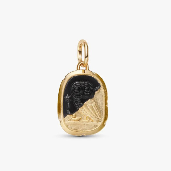 Charm Pandora Medallion Gufo "Lux Et Sapientia" 764805C01