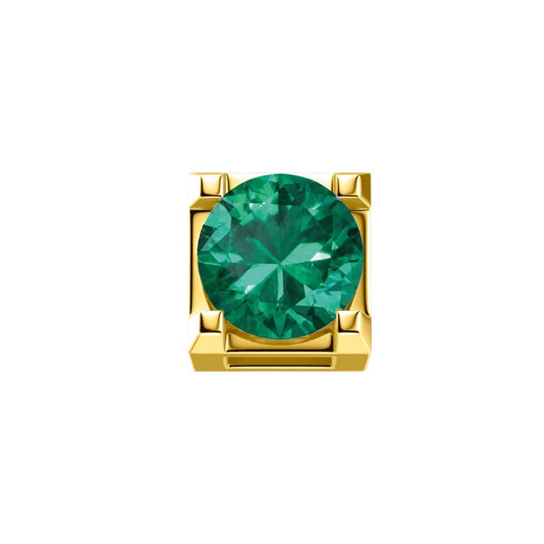 Elements Griffe in Oro Giallo e Smeraldo 0.05 ct ECE10344