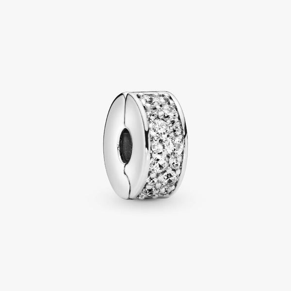 Clip Pandora Con Pavè Bianco 791817CZ