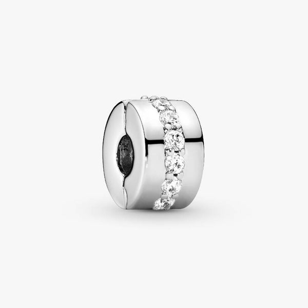 Clip Pandora Sentiero Luminoso Bianco 791972CZ