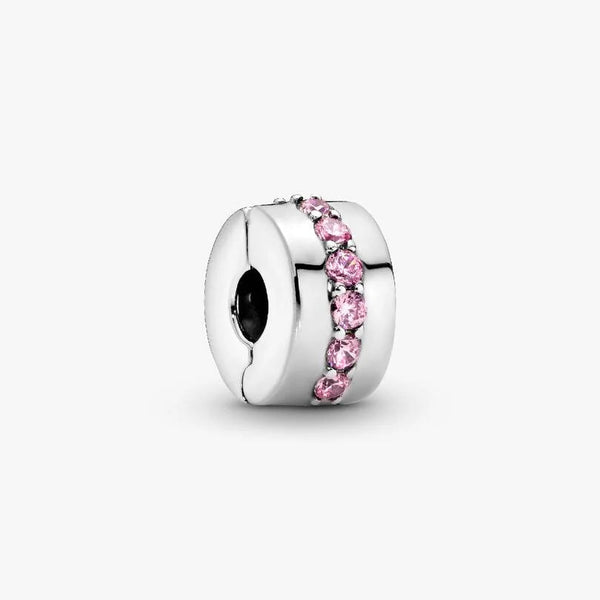 Clip Pandora Sentiero Luminoso Rosa 791972PCZ