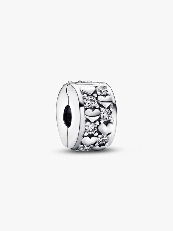 Clip Pandora Cuori E Pietre 792235C01