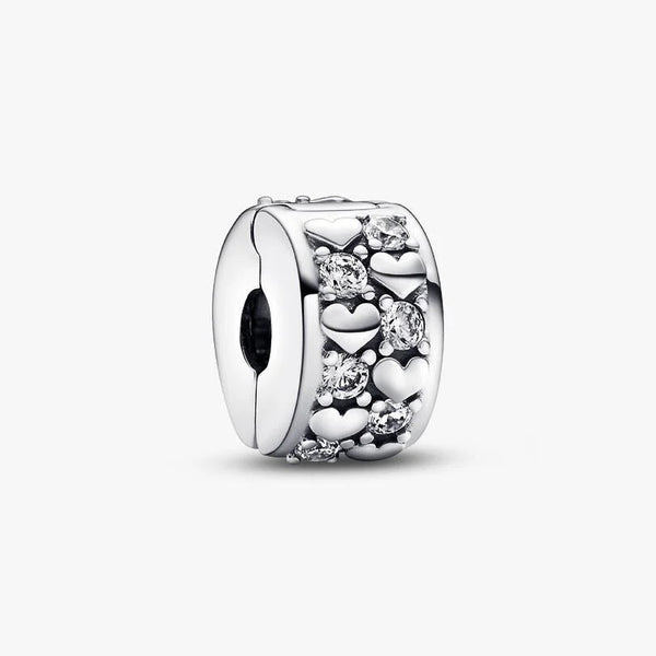 Pandora Clip Hearts and Stones