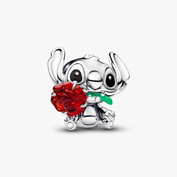 Charm Pandora Disney, Lilo & Stitch, Stitch Con La Rosa 794378C01