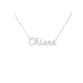 Collana Nome Chiara In Acciaio 316