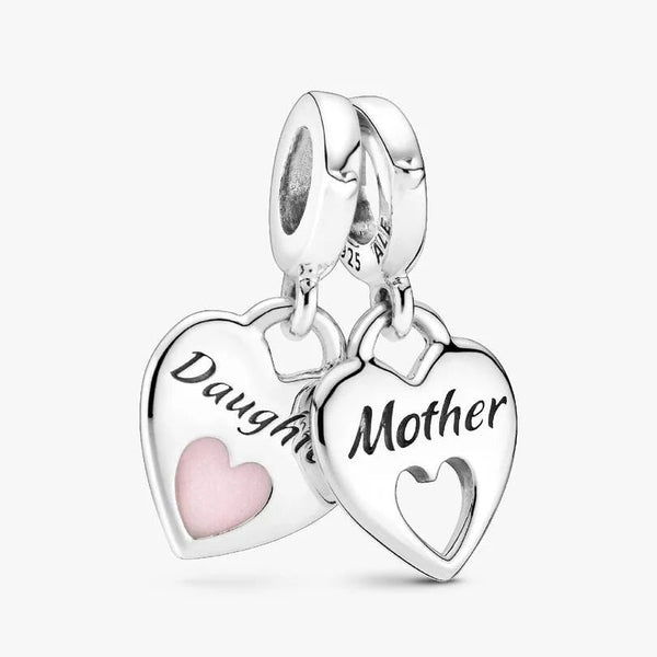 Charm Pandora Pendente Cuori Mamma E Figlia Divisibile 799187C01