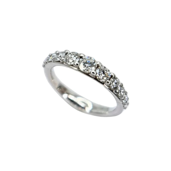 Veretta a Scalare in Oro Bianco 18 KT e Diamanti SLK20PBROB