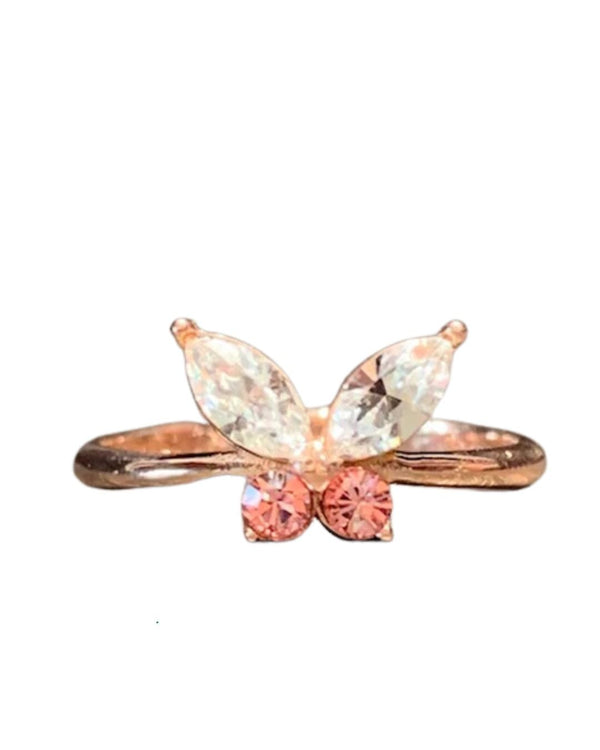 Anello Versari Farfalla in Argento e Zirconi