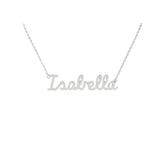 Collana Nome Isabella In Acciaio 316