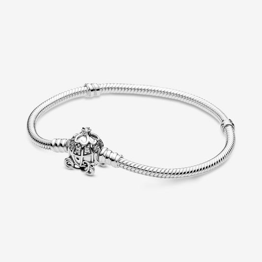 Pulsera Pandora Disney con cierre de carruaje de calabaza