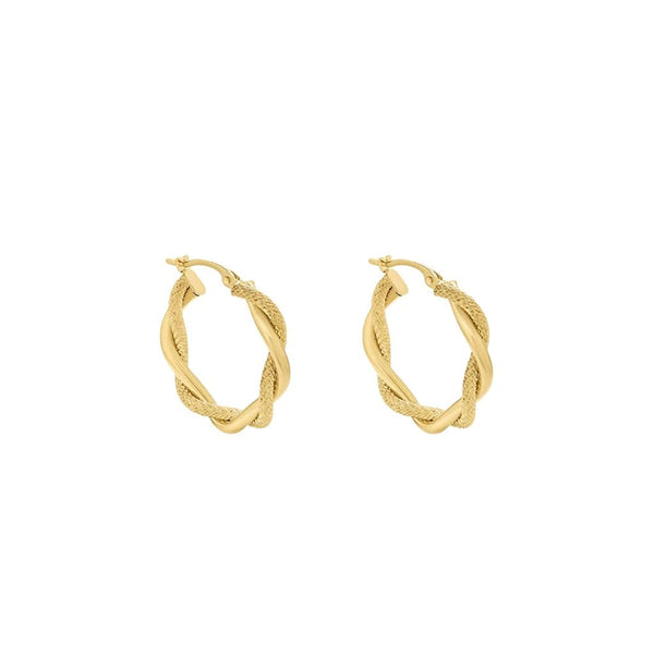 Orecchini Stroili A Cerchio Isabelle Oro Giallo 9 KT 15 mm 1429443