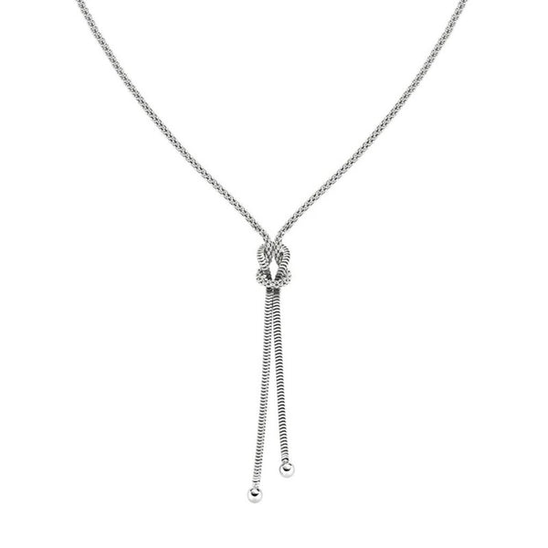 Collana Amen Nodo d'Amore in Argento 925 -