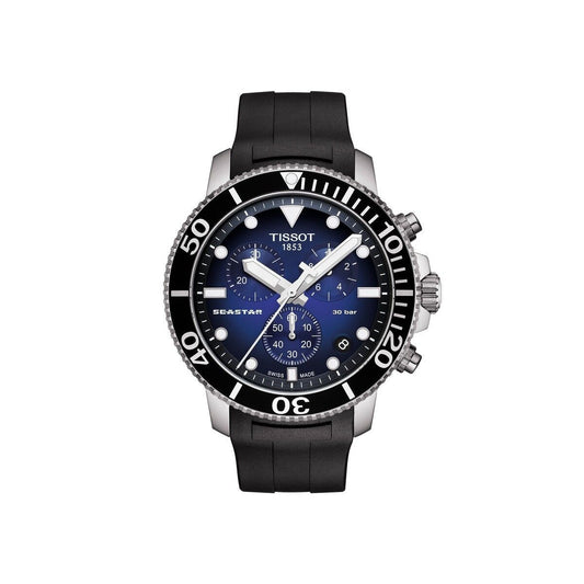 Orologio Tissot Seastar 1000 Cronografo Blu con Cinturino Caucciù
