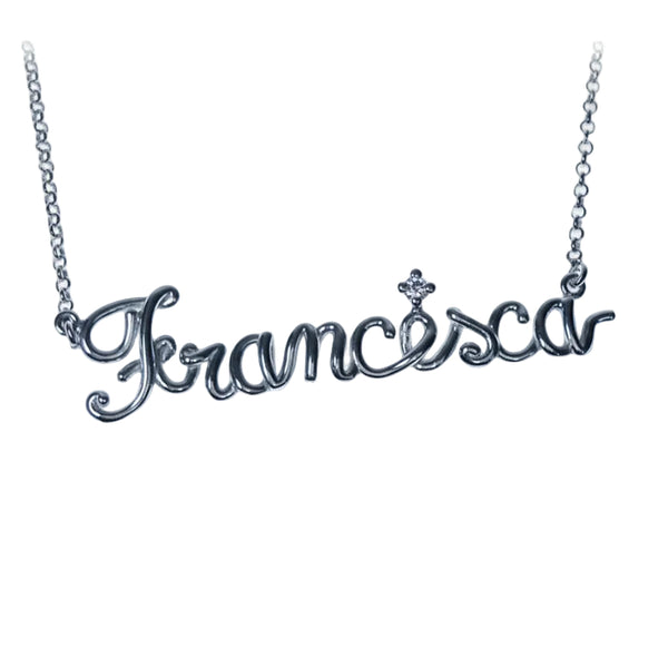 Marcello Pane Necklace with the Name Francesca