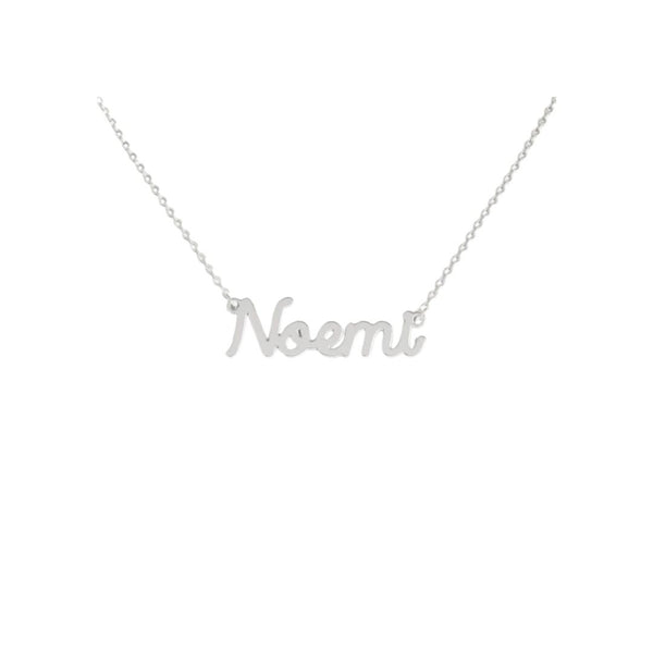 Collana Nome Noemi In Acciaio 316 -