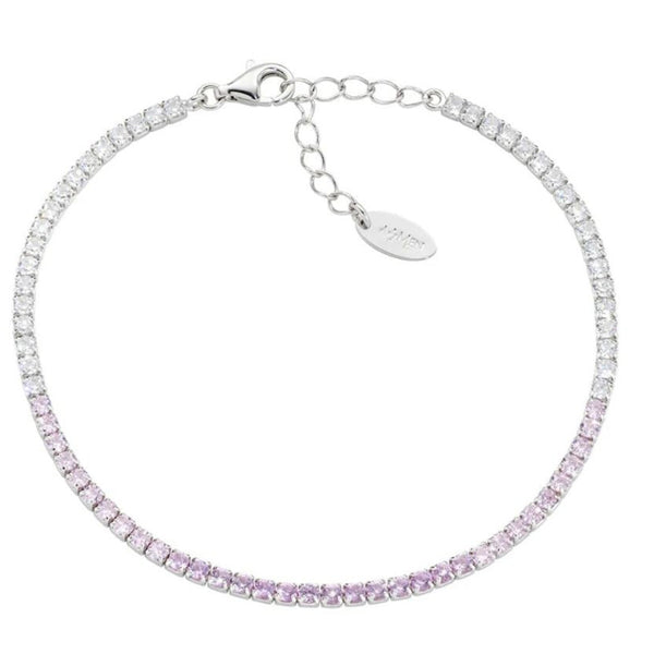 Bracciale Amen Tennis Degradé Rosa con Zirconi BTDEBRO16
