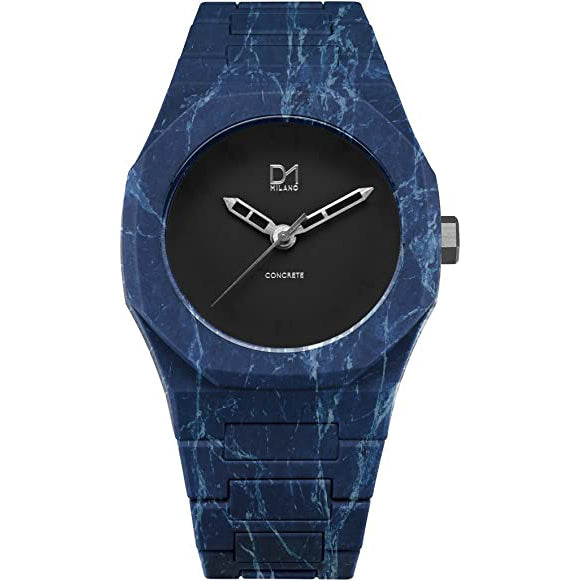Orologio D1 Milano in Policarbonato Concrete Blu A-CO03